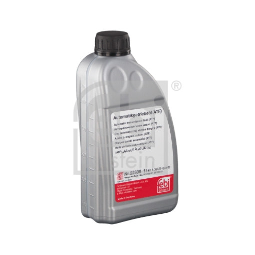 Трансмиссионное масло ATF FEBI BILSTEIN FE22806 (1L) ; ALLISON C4; FORD MERCON; FORD MERCON V; MB 236.1; MB 236.10; MB 236.6; MB 236.7; MB 236.9; OPEL
