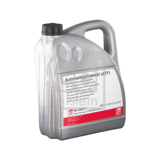 Трансмиссионное масло ATF FEBI BILSTEIN FE30017 (5L) ; ALLISON C3; ALLISON C4; CATERPILLAR TO-2; FORD CVT; FORD MERCON; FORD SQ-M2C9010-B; FORD WSS-M2