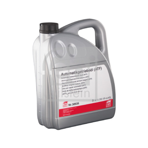 Трансмиссионное масло ATF FEBI BILSTEIN FE38935 (5L) ; BMW 1375.4; BMW 83220142516; BMW 83220144137; HYUNDAI 040000C90SG; JAGUAR C2C 8432; LAND ROVER