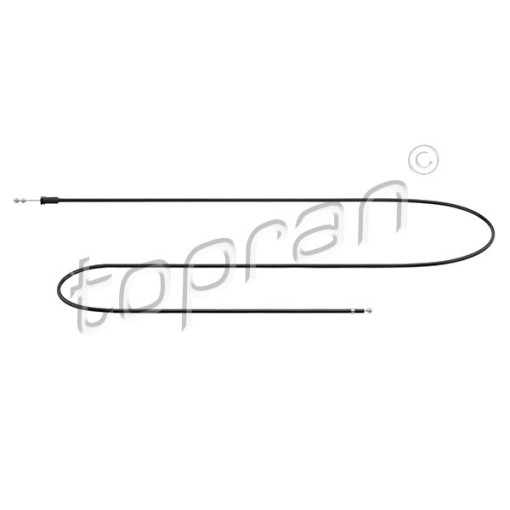 Трос капота двигателя (1667мм/1614мм) VW TRANSPORTER T4, TRANSPORTER T4 LIFT 07.90-04.03
