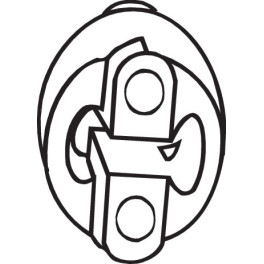 Элемент крепления выпускной системы ALFA ROMEO 147; FIAT 500, FIORINO/MINIVAN, PANDA, PUNTO, STILO; FORD MONDEO III; HYUNDAI GETZ, IX35; KIA CEE'D, PI