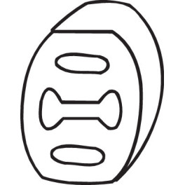 Елемент кріплення випускної системи IVECO DAILY I, DAILY II, DAILY III, DAILY IV, DAILY V, DAILY VI; VOLVO 850, 960 II, C70 I, S70, S90 I, V70 I, V90