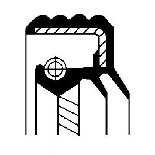 Сальник КПП 50X65X8 мм