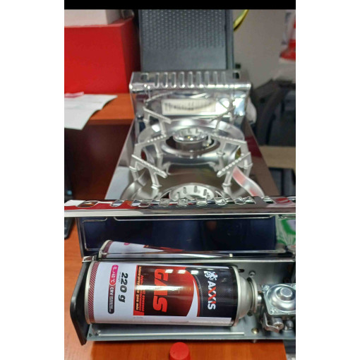 Туристична газова плита (пальник) на дві горілки