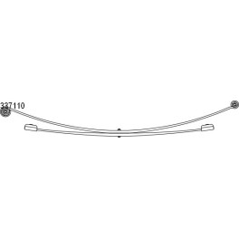 Ресcора задняя MERCEDES SPRINTER 3-T (B903); VW LT 28-35 II, LT 28-46 II 2.1D-Electric 02.95-07.06