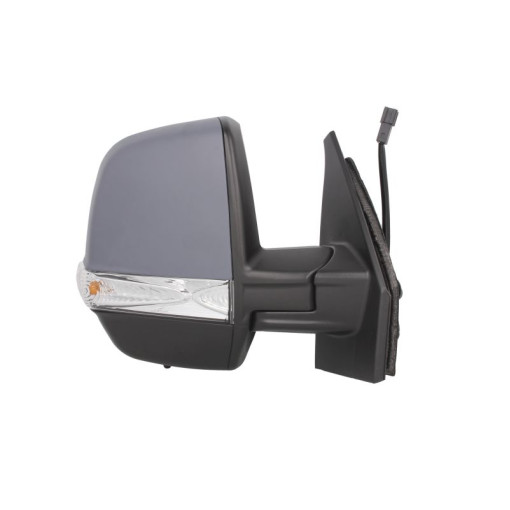 Зеркало левое (механич, выпукл, загрунтованное, с датчиком температуры) OPEL COMBO D 02.12-06.18