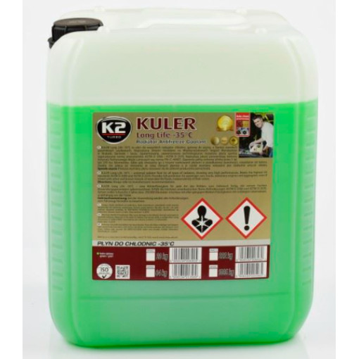 Антифриз зелёный G11 готовый к применению - 35 20L KULER GREEN LONG LIFE 5 YEARS - 150TYS. KM