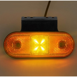 Габаритный фонарь боковой желтый герлянда SCHMITZ LED с кронштейном