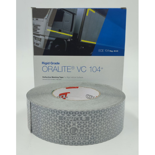 Контурна маркувальна стрічка для контейнерів і причепів біла 1М (50М)