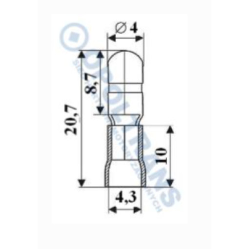 Обжимка контактная кабельная обжимная 2,5 мм