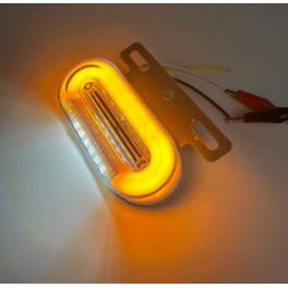 Фонарь герлянда желтый NEON LED+ белый низ 24V