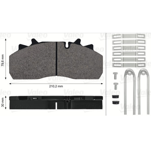 Гальмівні колодки KOEGEL SAF/BPW 29159 29126 30,00 супорт WABCO