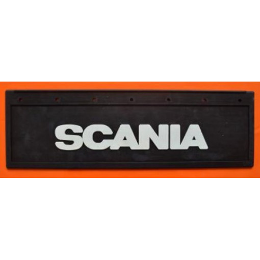 Брызговик с надписью SCANIA 220x650mm рельєфний перед 1шт