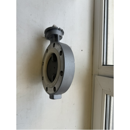 Заслінка поворотна нержавійка D-100 для бочек (Затвор поворотний дисковий) BURGMER