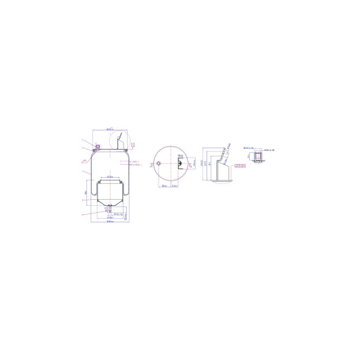 Пневмоподушка VOLVO FH задней оси задняя со стаканом 6607NP01 20582214