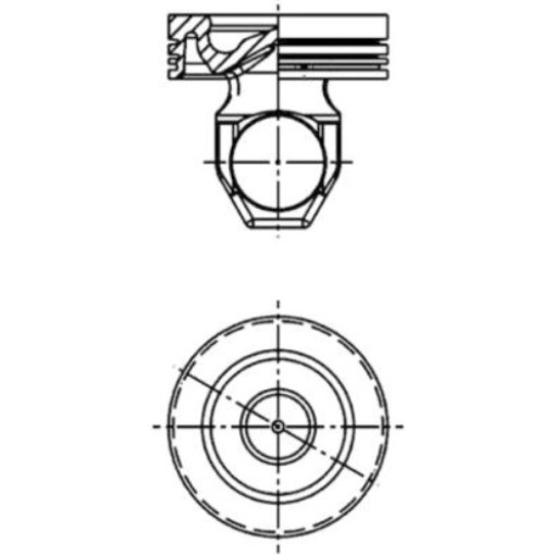 Поршень двигуна VOLVO FH12 D12A Fi131 93r- E2