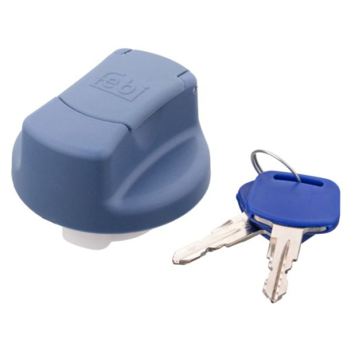 Кришка бака AdBlue (діаметр: 40мм, ширина 40мм, з ключем, синій) MAN F90, FOC, HOCL, LION S INTERCITY, LION´S CITY, LION´S CLASSIC, LION´S REGIO, LION´S STAR, M 2000 L, M 2000 M, M90, NG, NL 08.86-¶