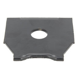 Пластина квадратн полурессори BPW рівна D30