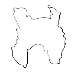 Прокладка піддона гума MERCEDES ACTROS, ACTROS MP2 / MP3; NEOPLAN STARLINER; SETRA 400; JOHN DEERE 300 OM541.920-OM542.966 04.96-