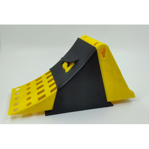 Упор колесный противооткатный 480MMX195MMX225MM с креплением пластик