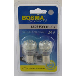 Лампа автомобильная стопсигнала и поворотника LED P21W 24V 21WBA15s (2 шт)