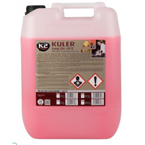 Антифриз G12+ концентрат 20л красный  Long Life