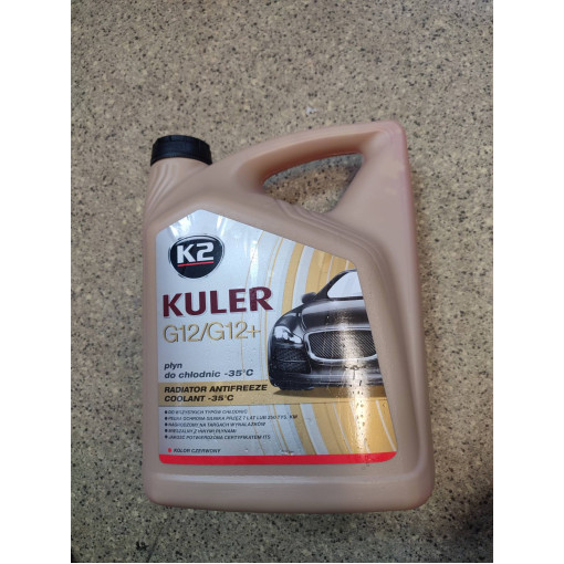 Антифриз K2 KULER -35C 5L Червоний RED G12/G12+