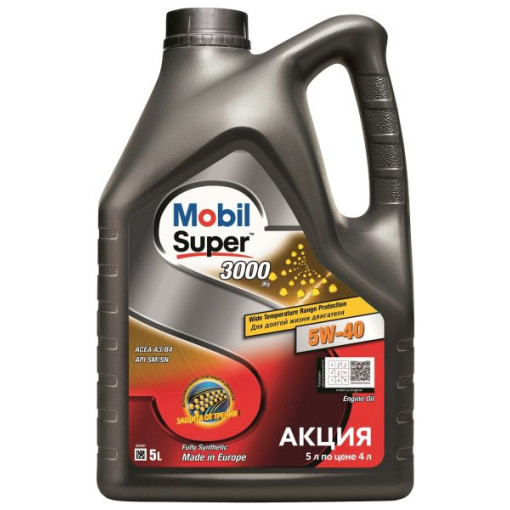 Моторное масло M-sup (5L +) 5W40 API SL; SM; SN; ACEA A3; B3; B4; BMW LL-01; CITROEN B71 2296; MB 229.3; PEUGEOT B71 2296; PORSCHE A40; RENAULT RN 070