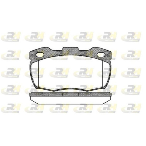 Тормозные колодки передние LAND ROVER 110/127, 90, DEFENDER 2.2D-3.9 09.83-02.16Тормозные колодки