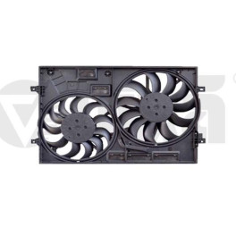 Диффузор кожух радиатора в сборе  AUDI, SKODA, VOLKSWAGEN  400W; 350MM; 400W;320MM