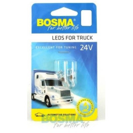 Лампа LED б/ц габарит и панель приборов T10-1LED 24V High Power (2 шт)