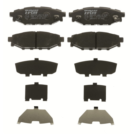 Колодки тормозные задние к/кт SUBARU BRZ, FORESTER, IMPREZA, LEGACY IV, LEGACY V, OUTBACK, XV; TOYOTA GT 86 1.5-3.0 09.03-