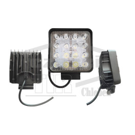 Фара робочої зони квадратна LED 24V 110x110x28, 16 CREE LED x 3W = 48 Wat