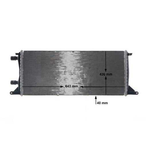 Радіатор двигуна MERCEDES GL (X166), GLE (C292), GLE (W166), GLS (X166), M (W166) 3.0-5.5 11.11-10.19¶