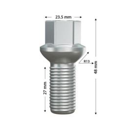 Шпилька колесная (WHT001812 / 8D0601139D / 8D0601139A) BILSTEIN 46632