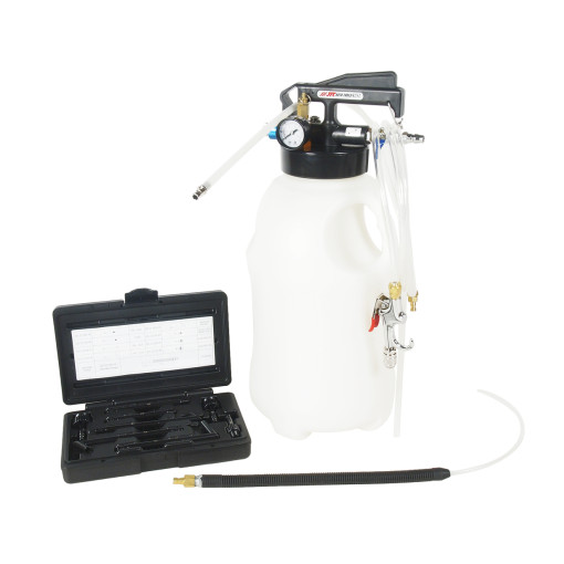 Пристосування для перекачування оливи та технічних рідин 10л з пневматичним приводом