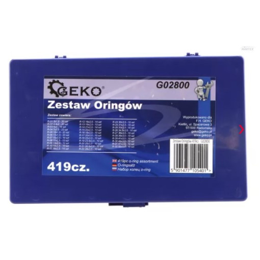Набор универсальных уплотнительных колец O-ring 419 шт.