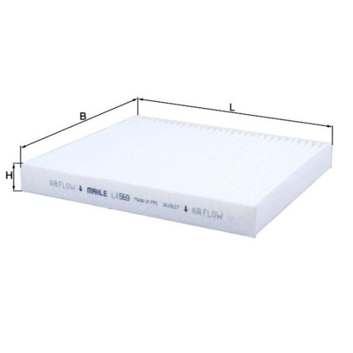 Фільтр салону CHRYSLER 200, SEBRING; DODGE AVENGER, CALIBER, JOURNEY; FIAT FREEMONT; JEEP COMPASS, PATRIOT; LANCIA FLAVIA; ASTRA HD 8 1.6-3.6ALK 04.01-