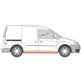 Поріг правий 4 дверн. VW CAD 04 - MAXI Міжвісьове відстань [у мм]: 3300