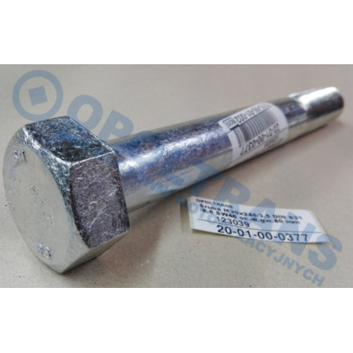 Болт напівресори М30x3.5x240