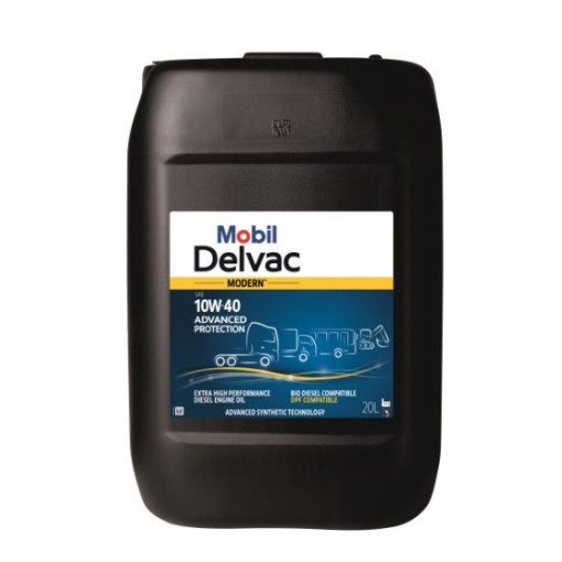 Моторна олива DELVAC (20L) 10W40 ((EN) ADVANCED PROTECTION; (EN) MODERN) ;API CH-4; CI-4; CI-4+; CJ-4; CK-4; ACEA E4; E6; E7; E9; BUNDESWEHR TL 9150-0