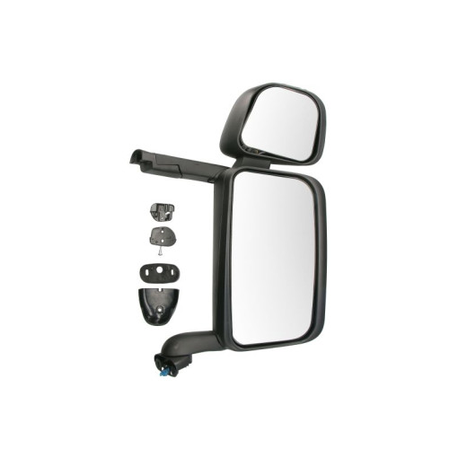 Дзеркало з підігрівом праве з електрорегулюванням 650 x 290 SCANIA 4/P/G/R/T ​​05.95- (довгий утримувач дзеркала)