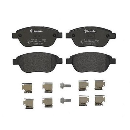 Колодки тормозные перед  CITROEN XSARA; PEUGEOT 307 1.6/2.0 08.00-04.08