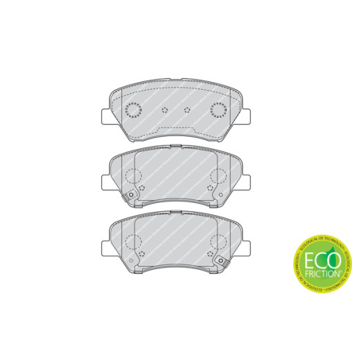 Гальмівні колодки зад к/кт HYUNDAI ELANTRA V, I30, VELOSTER; KIA CEE'D, CEED, PRO CEE'D, SORENTO II 1.4-3.3 02.11-