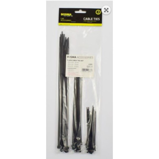 Хомути пластикові набор 300X4,8, 200X3,6, 100X2,5