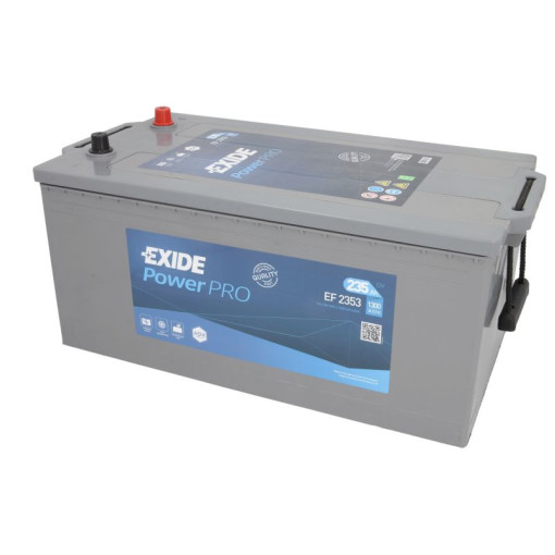 Акумулятор EXIDE 12В 235Агод./1300А POWERPRO (L+ Стандартні клеми) 518x274x240 B00 - без монтажного фланця (Пусковий)
