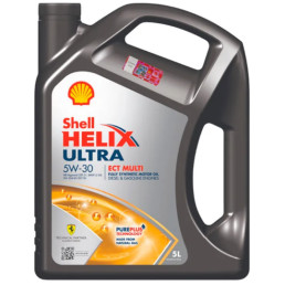 Моторна олива SHELL Helix Ultra ECT MULTI(5L) 5W40 API SN; ACEA C3; BMW LL-04; MB 229.31; MB 229.52; VW504/507