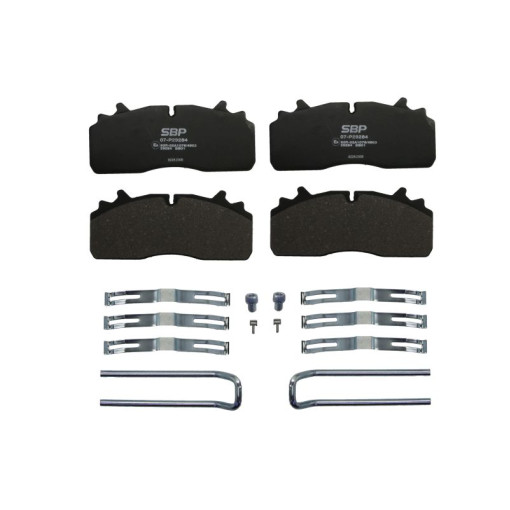 Комплект гальмівних колодок задн/передн WABCO MAXX 19 RVI D, MIDLUM; VOLVO FL II, FL III D5K210-DXi7 05.06-