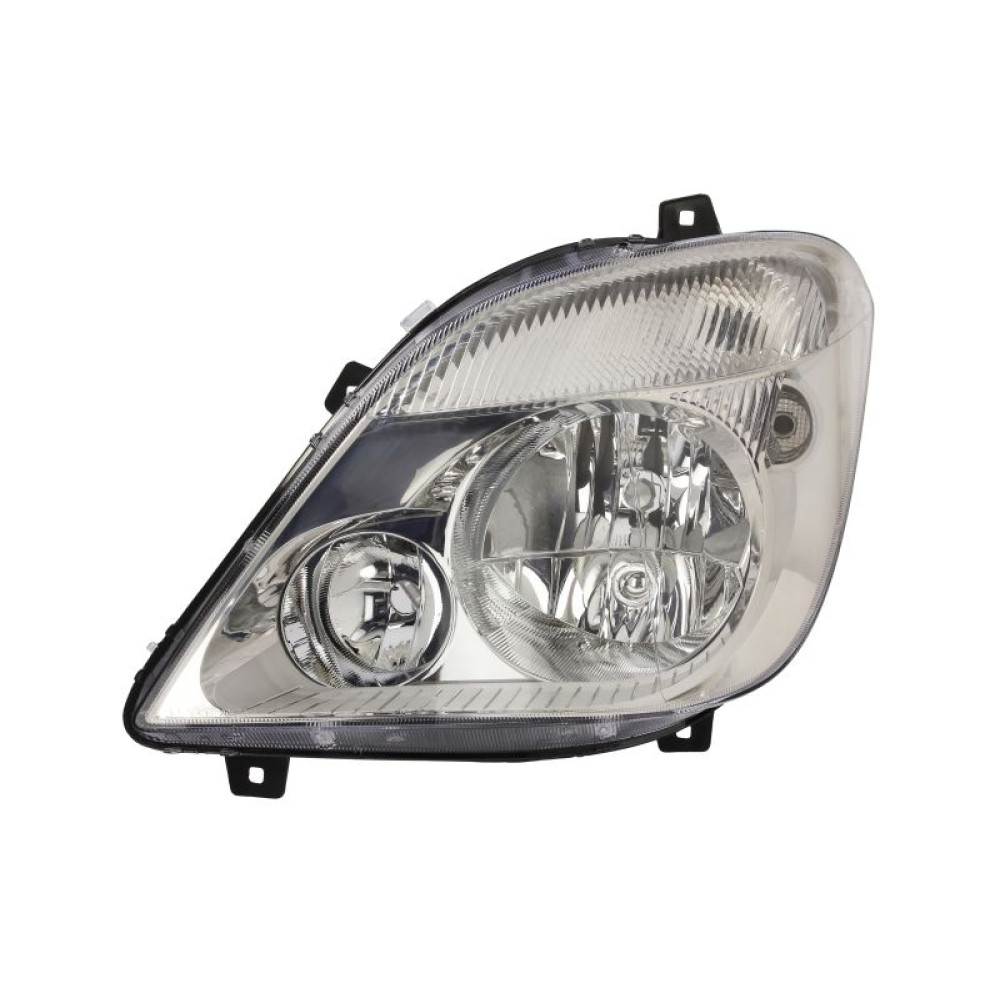 Фара передня Ліва (H7/H7, електричн, з мотором, колір відбивача: хром)