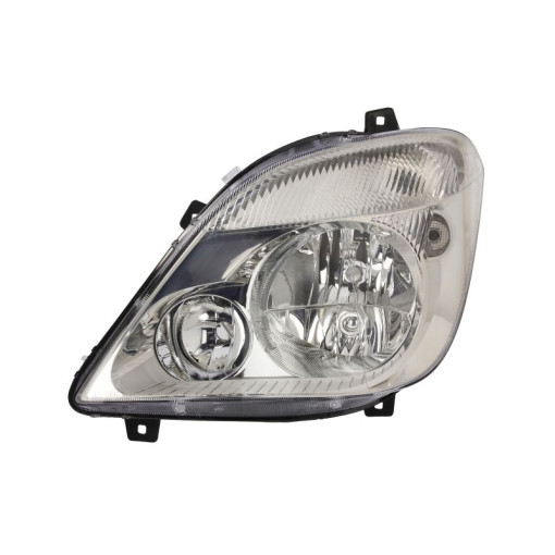 Фара передня Ліва (H7/H7, електричн, з мотором, колір відбивача: хром)